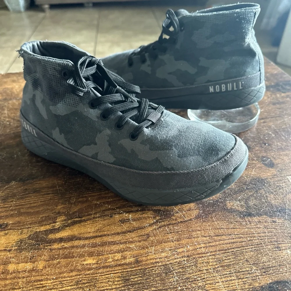 No Bull High-Top Sneakers Lace Up Gray Camo Men 10.5 Women 12 Shoes Training - Picture 4 of 13